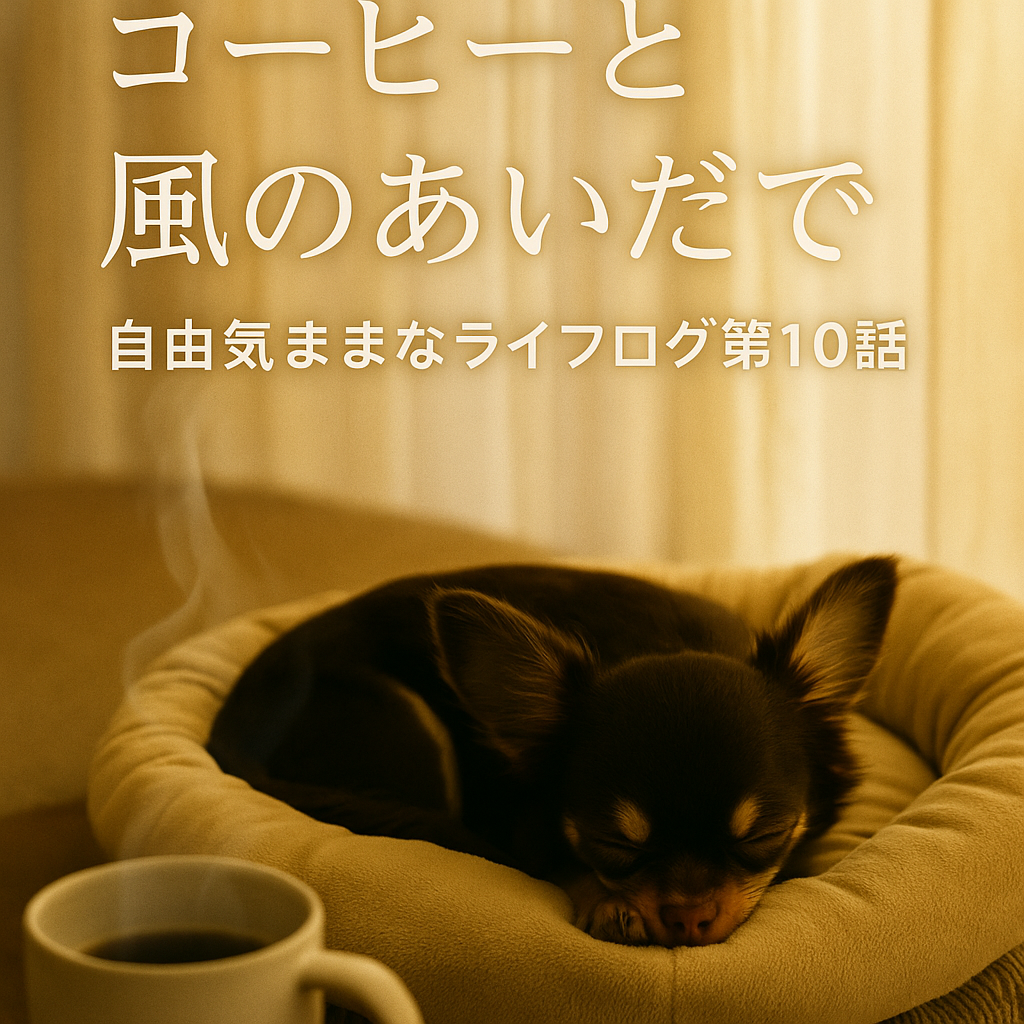 朝の光の中、湯気の向こうで丸く眠るオペラ