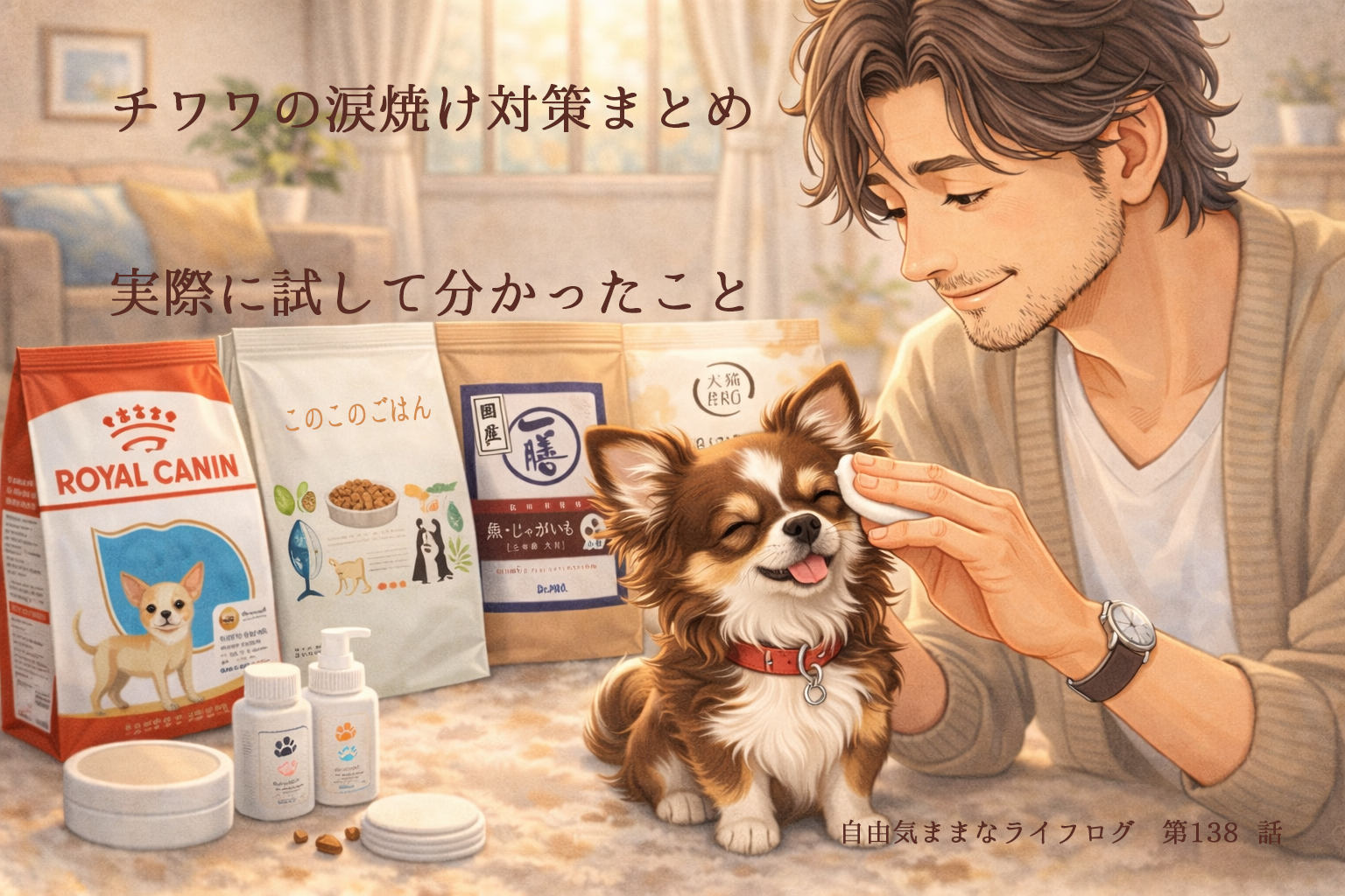 チワワの涙焼け対策まとめ｜実際に試して分かったこと