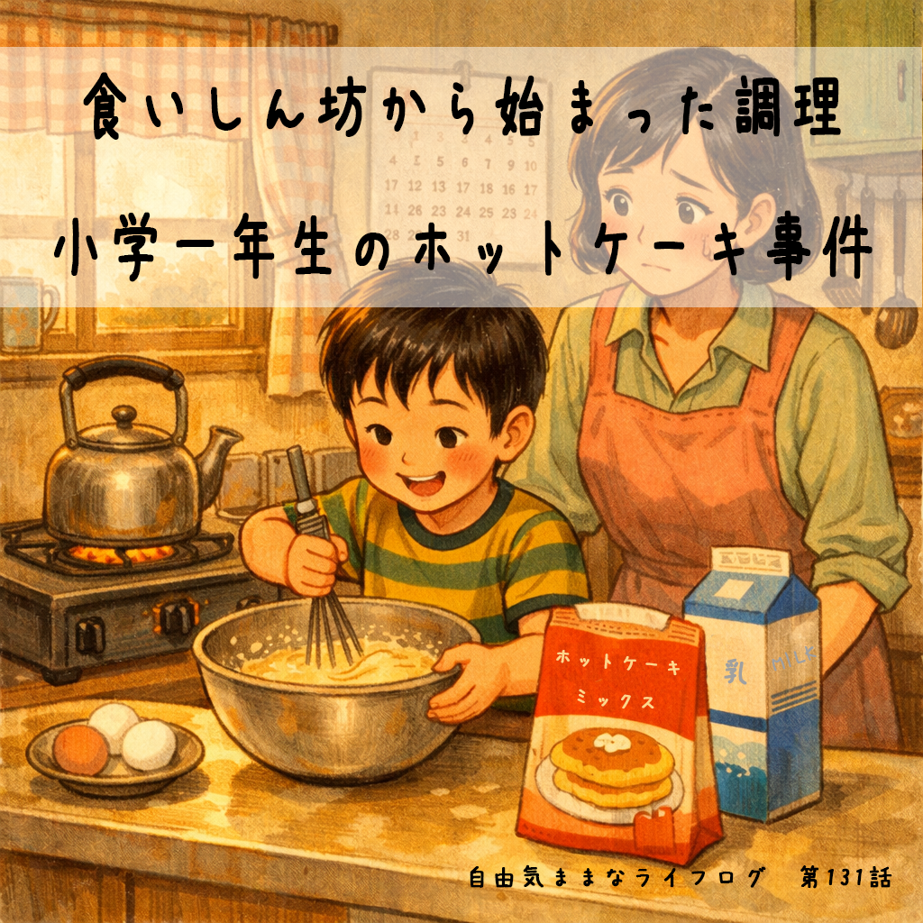 食いしん坊から始まった調理 ― 小学一年生のホットケーキ事件