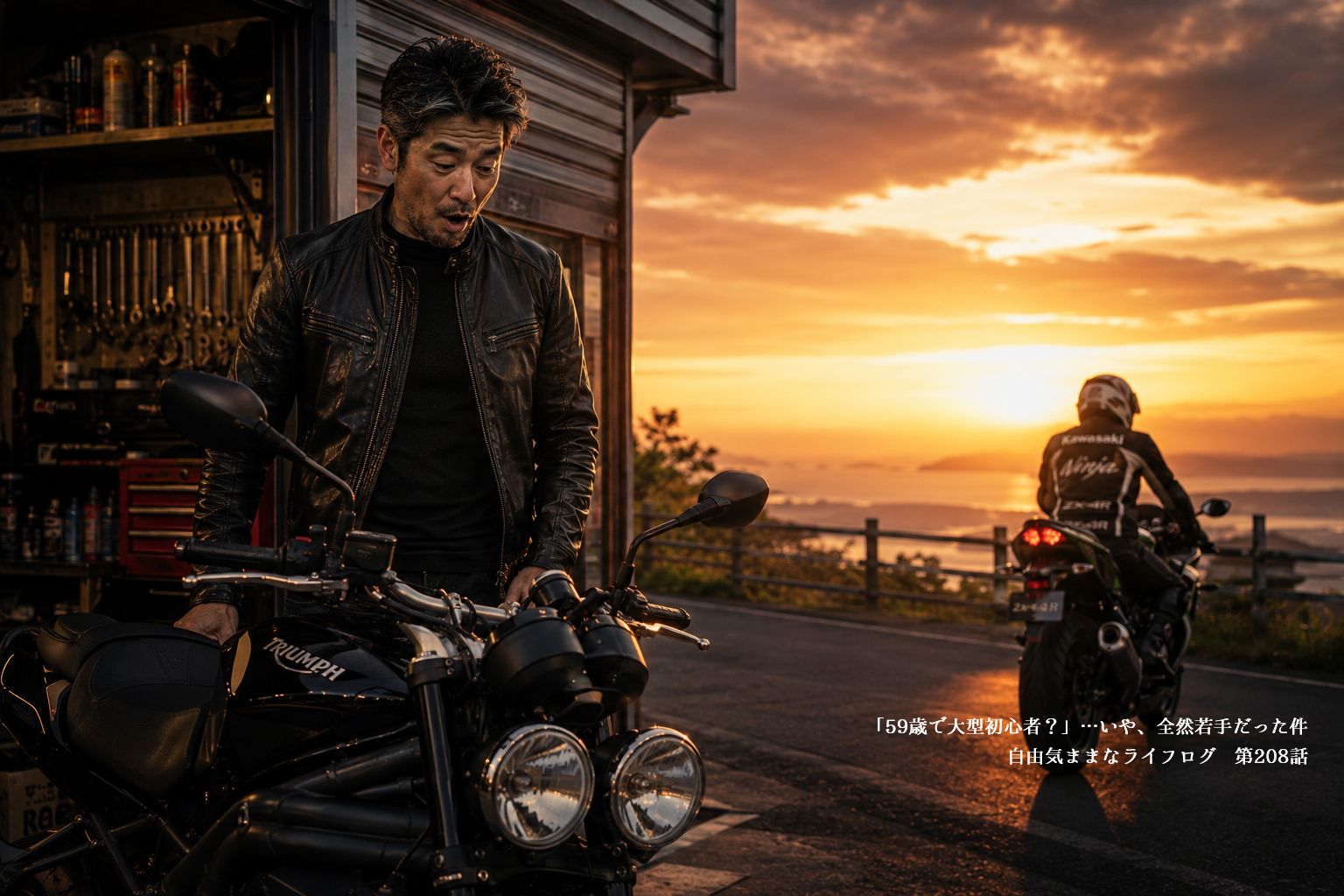 75歳現役ライダーに刺激を受けた59歳大型バイク初心者