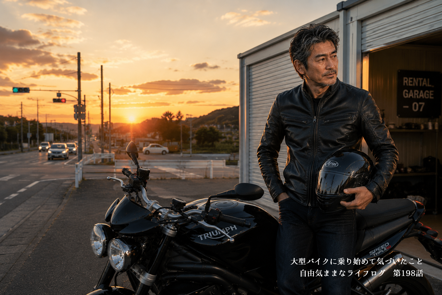 大型バイクに乗り始めた59歳初心者ライダー