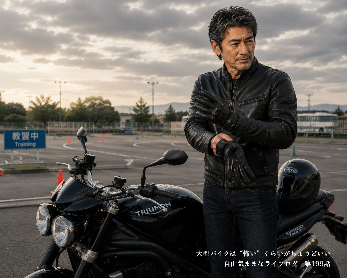 大型バイクを安全に乗りこなしたいと考える59歳初心者ライダー