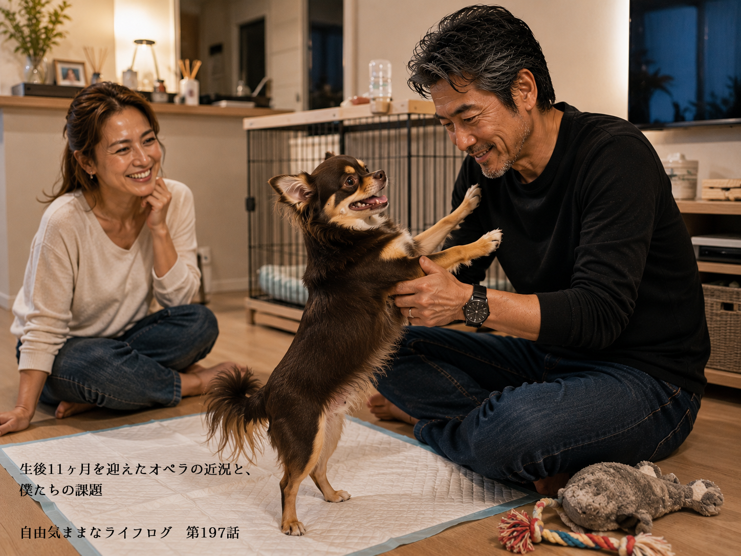 生後11ヶ月を迎えて自我が芽生えてきたチワワのオペラ