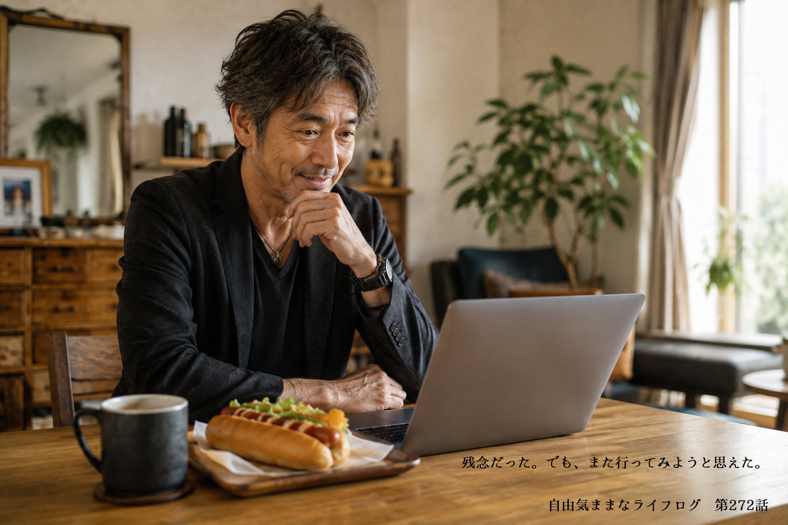 ドトールへの要望書に対する誠実な返事を読んで安堵する男性のイメージ